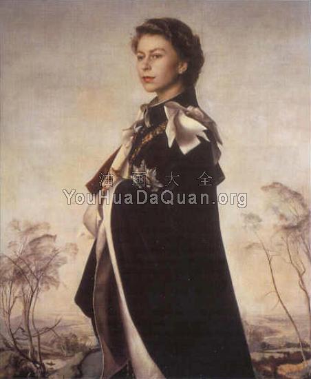Portrait of Queen Elizabeth - 彼得罗·阿尼戈尼